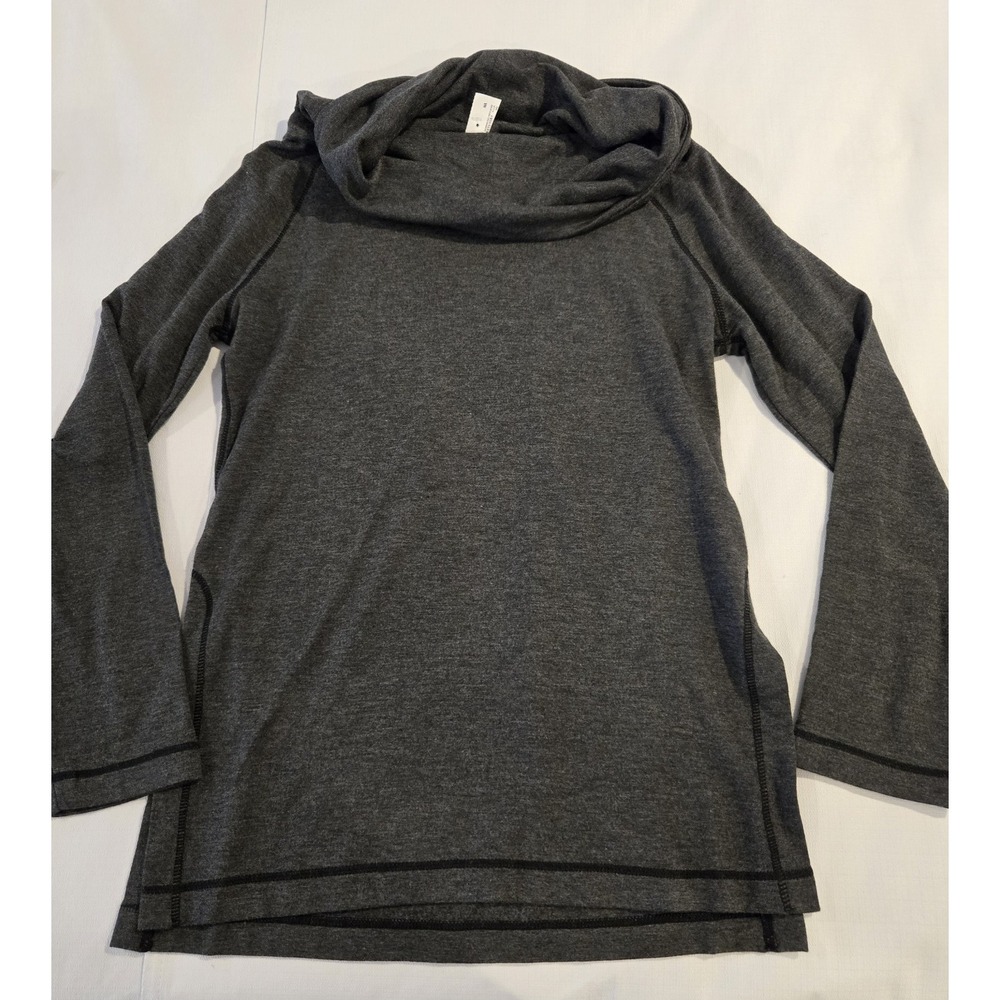 NWOT 90 Degree Women's  Athleisure Long Sleeve Cowl Neck Top Long Side Slits M‎